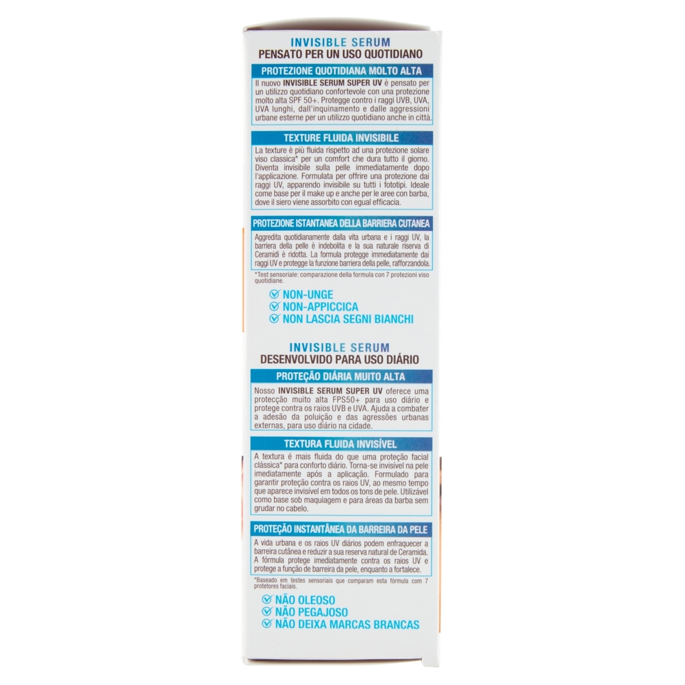Garnier Ambre Solaire Super UV Siero Viso, SPF50+ 30 ml